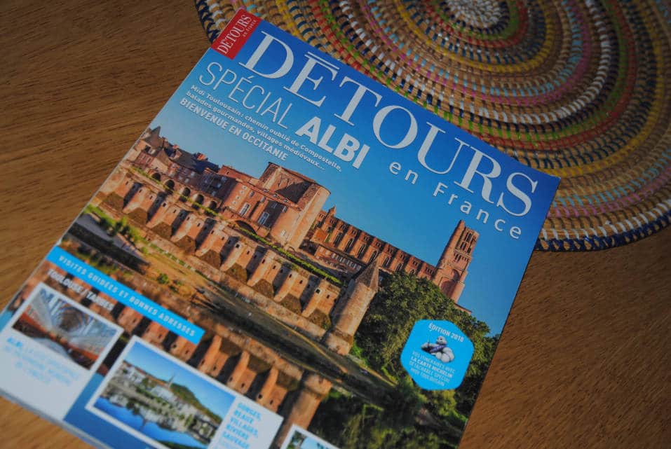 Photo du magazine Détours en France de 2018 contenant un article sur la maison de Julia.